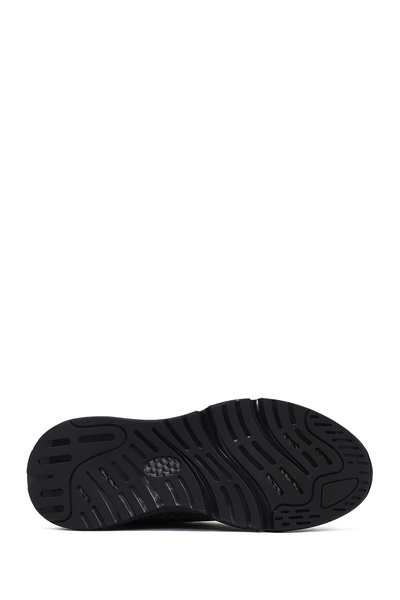 Derimod Zero Erkek Gri Kalın Tabanlı Bağcıklı Kumaş Sneaker,Kışlık Spor Ayakkabı 25WFD69106F