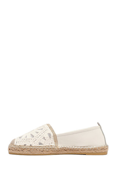 Derimod Kadın Krem Desenli Espadril 25SFD206914