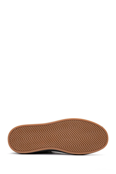 Derimod Erkek Siyah Bağcıklı Deri Sneaker,Kışlık Spor Ayakkabı 25WFD693418