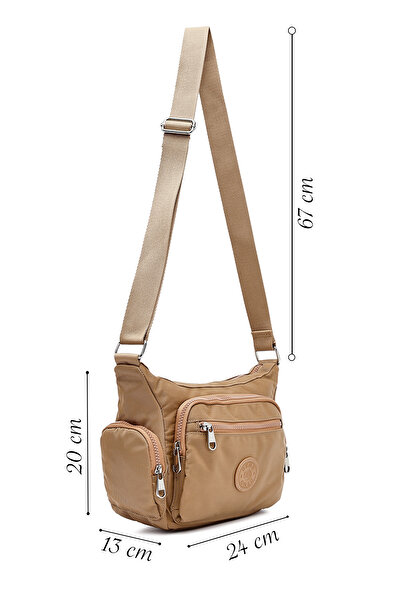 Derimod Geantă de damă din țesătură bej 25SBD27596F