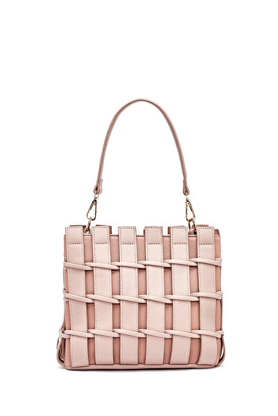 Derimod Kadın Pembe Uzun Askılı Örgü Kol Çantası 25SBD263129