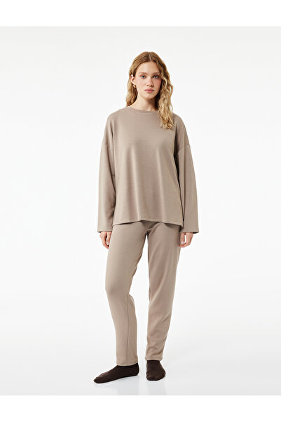 Koton Tie-Waist Modal Pajama Bottoms
