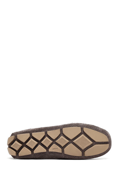 Derimod Erkek Vizon Süet Deri Casual Loafer 25SFD750110