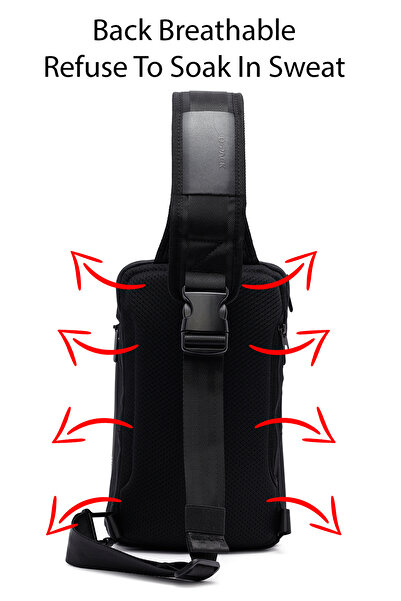 Derimod D-Pack Erkek Siyah Çapraz Çanta 25SBD30306F