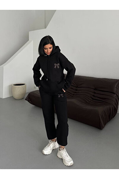 Ferte Women's Oversized Hoodie Sweatshirt & Track Pants Women's Sports Suit Casual Track Suit Set