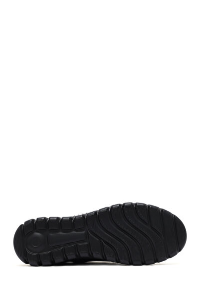 Derimod Kadın Siyah Bağcıklı Deri Sneaker 25SFD501618