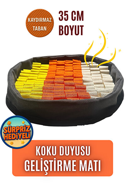 pawdaz Bulyut (35 CM) - Köpek Koku Eğitim Matı, Bulma, Koklama ve Yavaş Yeme Oyuncağı, Kaymaz Taban