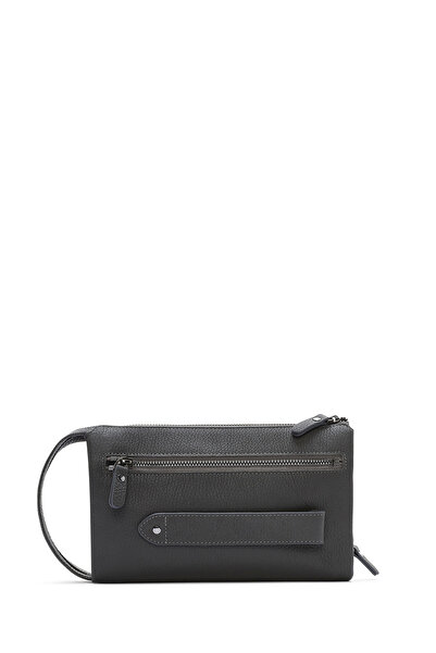 Derimod Men's Gray Leather Wallet 000A2D3151Ft