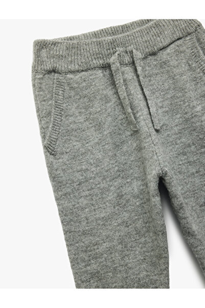 Koton Beli Bağcıklı Basic Triko Pantolon