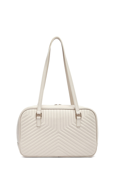 Derimod Women's Cream Quilted Handbag 25Sbd2025Kp