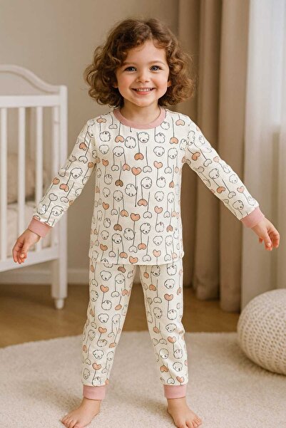 MİLAYS LİFE HOME COLLECTİON MİLAYS PIDŽAMA ZA DEVOJČICE (3-6 GODINA) 1% 100% ...