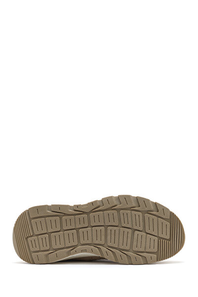 Derimod Men's Beige Lace-Up Nubuck Leather Sneaker 25Sfd7600V3