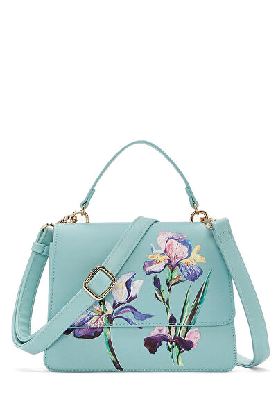 Derimod Kadın Mavi Uzun Askılı Desenli Kol Çantası 25SBD242626