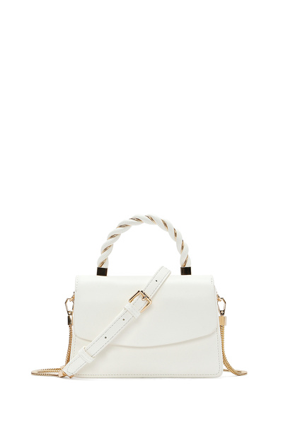 Derimod Women's White Long Strap Crossbody Bag 25Sbd 240318