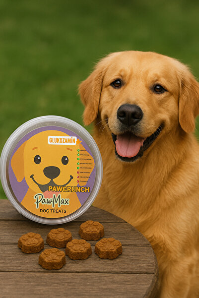PAWMAX Doğal Glukozamin Destekli Köpek Ödül Maması Pawcrunch 200 g – Glutensiz