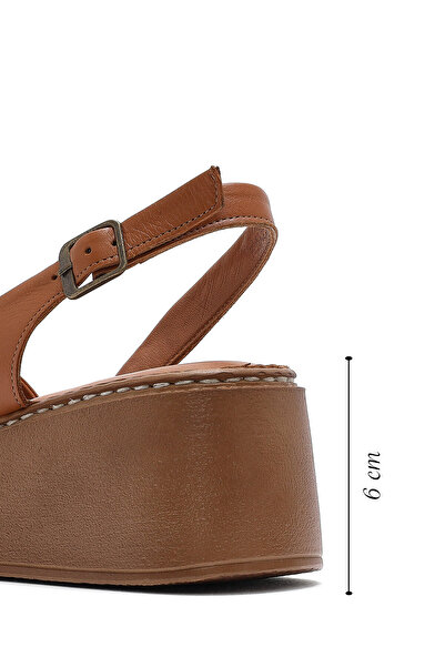 Derimod Γυναικεία πέδιλα Comfort από γνήσιο δέρμα με χοντρή σόλα 25SFD340818