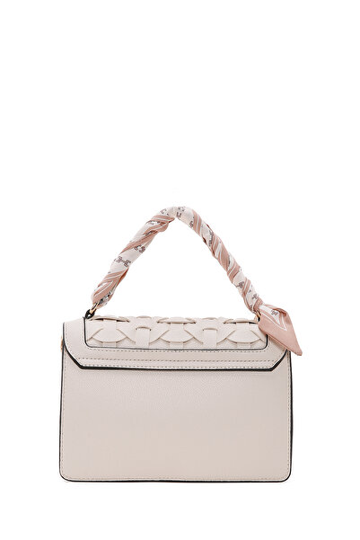 Derimod Γυναικεία Κρεμ Μίνι Τσάντα χιαστί με μακρύ λουράκι 25SBD281329