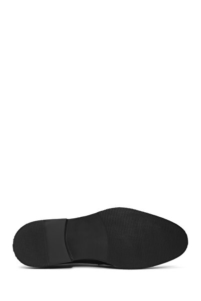 Derimod Erkek Siyah Çift Tokalı Deri Klasik Ayakkabı 25SFD603318