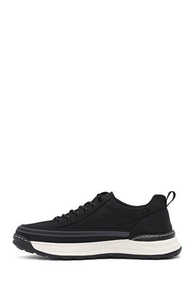 Derimod Erkek Siyah Bağcıklı Kumaş Sneaker 25SFD69386F