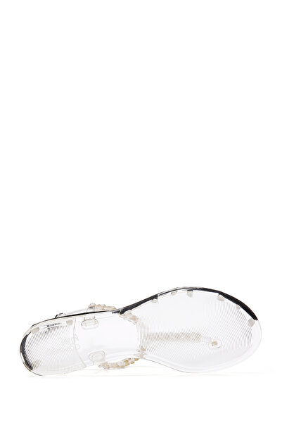 Derimod Sandale de damă cu flip flop transparente Stone Jelly 25SFE4906PV