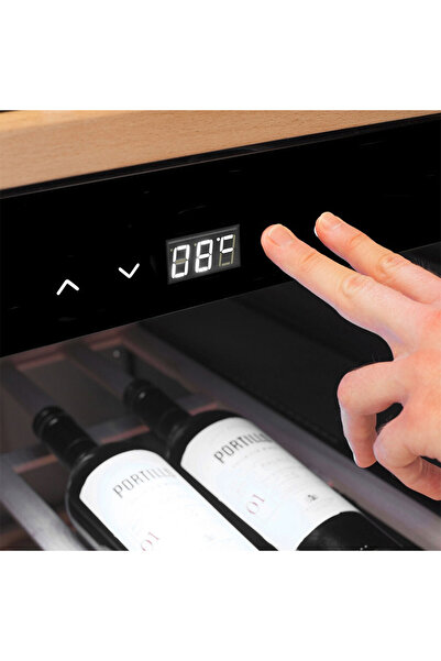 Caso Wine Comfort 24 Black Şarap Dolabı