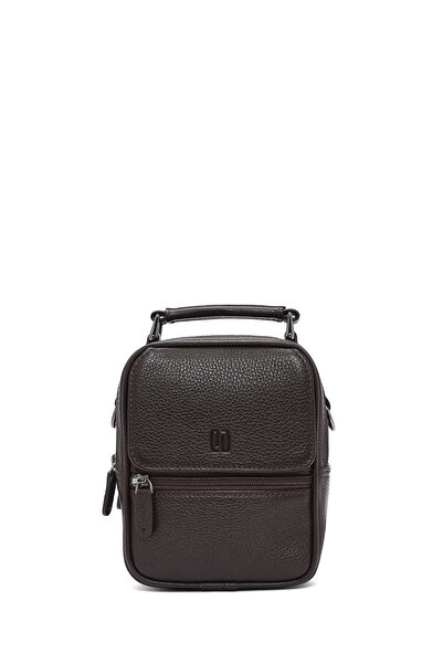 Derimod Erkek Kahverengi Deri El Çantası 24WBD3404FT