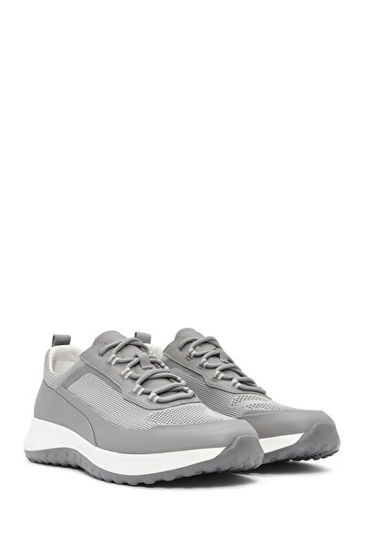 Derimod Erkek Gri Bağcıklı Kalın Tabanlı Sneaker 25SFD692614