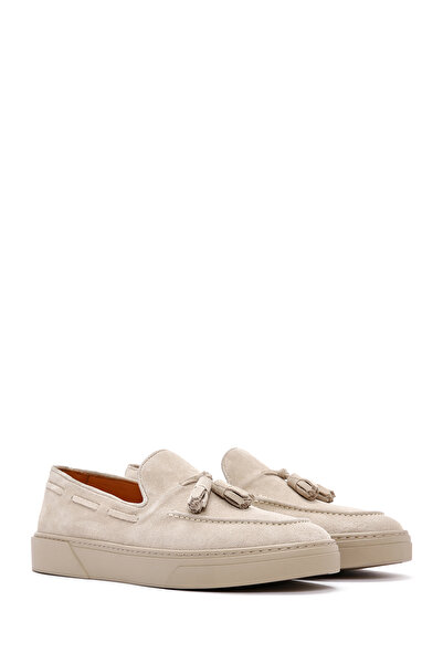 Derimod Fly Erkek Bej Süet Hakiki Deri Casual Ayakkabı Casual Günlük Ayakkabı 25sfd631310