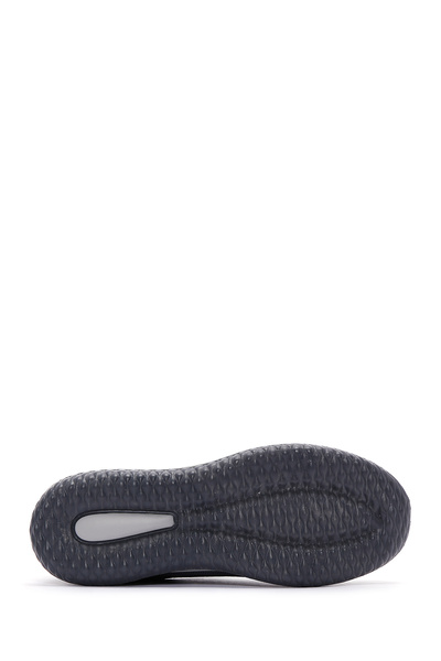 Derimod Zero Men's Gray Lace-Up Thick Sole Fabric Sneaker 25Sfd69046F