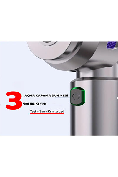 POBO H-8083 20.000Pa Kablosuz Oto Araç Süpürgesi Şarjlı 3 Kademeli Profesyonel Ultra Çekim Güçlü Mini