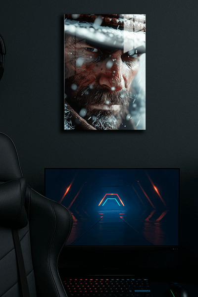 EABASKI "Arthur Morgan Read Dead Redemption 2" Baskılı Metal Poster, Hediyeli...