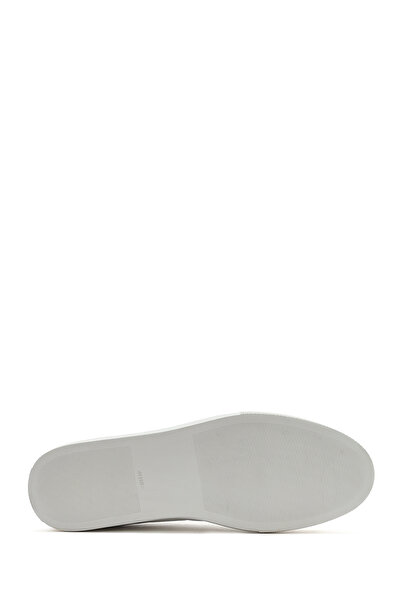 Derimod Erkek Beyaz Bağcıklı Deri Sneaker 25SFD674818