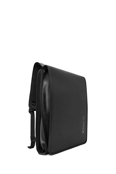 Derimod D-Pack Unisex Siyah Kumaş Sırt Çantası 24WBD30156F