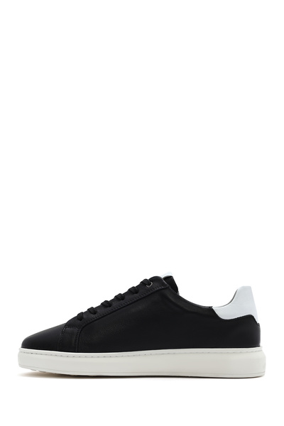 Derimod Men's Black Lace-Up Leather Sneaker 25Sfd 674718
