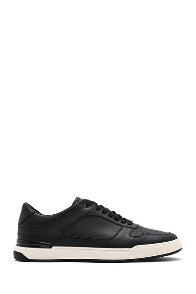 Derimod Erkek Siyah Bağcıklı Deri Sneaker 25SFD611418