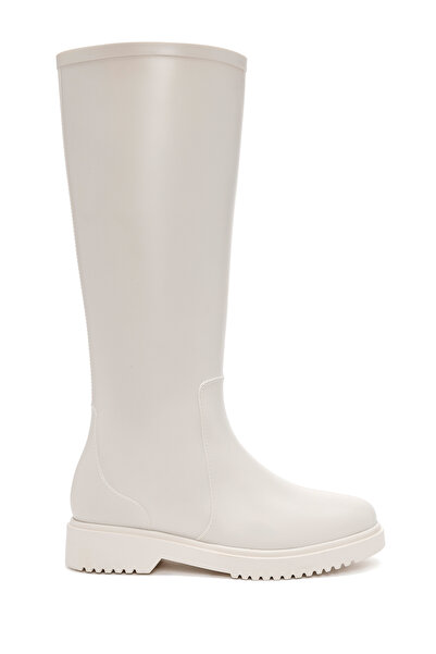 Derimod Cizme de ploaie pentru femei de culoare crem - 24WFE4752PV