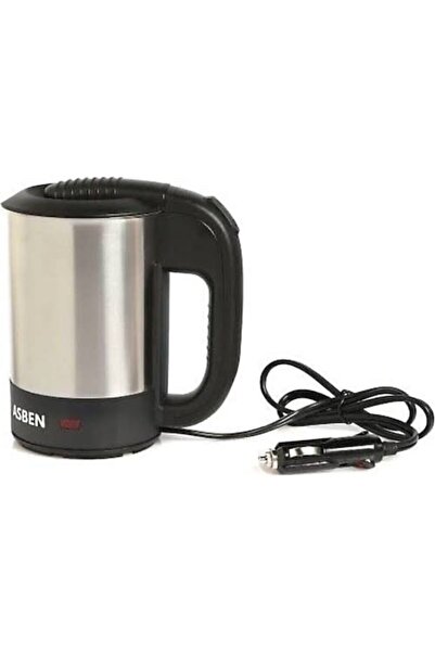 AGUILAS 12 Volt Oto Araç Kettle Araba Su Isıtıcı Çelik Kettle(YARIM LİTRE HACİM)