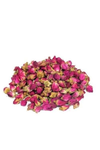 Merveparti وردة جافة حقيقية صالحة للأكل، 50 جرامًا من وردة برعم، وردة مجففة ص...