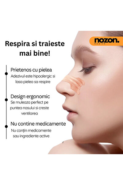 NOZON ™ Nasal Strips - Set of 30 pieces