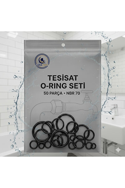 LUNA FORT 50’li Tesisat O-Ring Seti NBR 70 – Musluk Vana Batarya Sızdırmazlık...