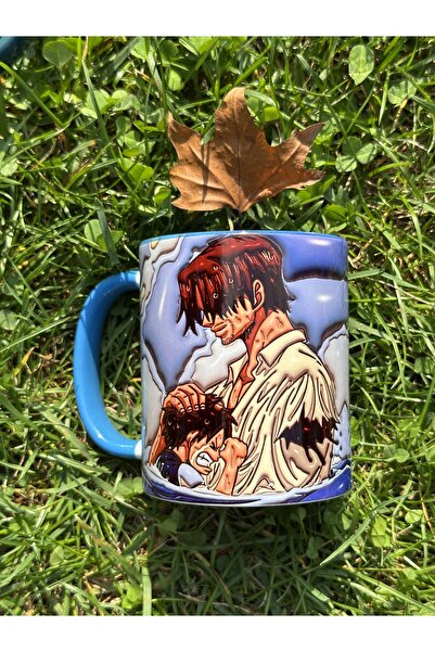 mug shop كوب بتصميم لوفي وشانكس من قطعة واحدة، كوب هدية فاخر من البورسلين عال...