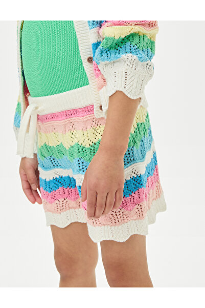 Marks & Spencer Pamuk Karışımlı Örme Şort (2-8 Yaş)