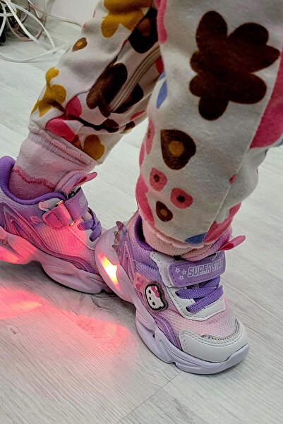 SNR Bantlı Işıklı çocuk spor ayakkabisi rahat ve kullanisli