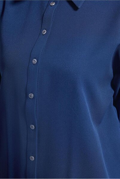 Alvina 45068 Model Shirt Collar Tunic