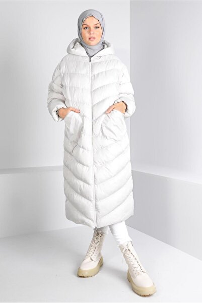 Alvina KAPÜŞONLU FERMUARLI ŞİŞME KABAN 90390