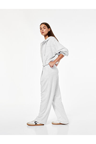 Koton Rahat Kalıp Beli Bağcıklı Cepli Geniş Paça Eşofman Altı