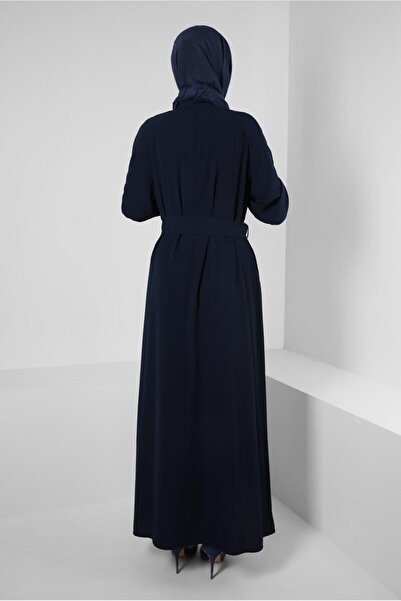 Alvina KEMERLİ MANŞETLERİ LASTİKLİ FERACE 80068