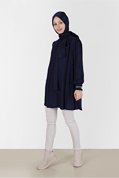 Alvina EMBROIDERED AND TASSELED TUNIC WITH BOW DETAIL 42376