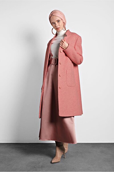 Alvina Пальто з ґудзиками - кишені з деталями 90035