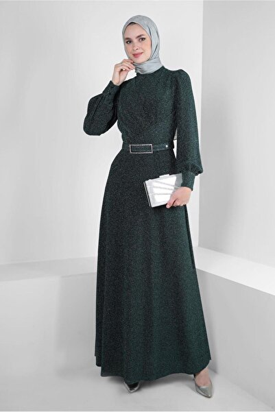 Alvina KEMERLİ SİMLİ ABİYE ELBİSE 50396